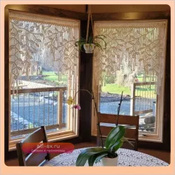 Декоративные шторы из листьев для дверей, арок, свадеб, домов, окон – ручная работа из хлопкового шпагата