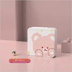 Портативный мини-пауэрбанк 10000mAh с милым мультяшным принтом для смартфонов