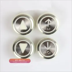 Кнопка лифта KDS50 KDS300 из нержавеющей стали с цифровой стрелкой, шрифтом Брайля, глянцевая BT236