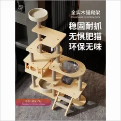 Когтеточка-комплекс для кошек с домиком-капсулой