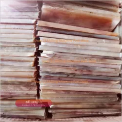 Заготовки из натуральных овечьих рогов для рукояток ножей (2 шт.)