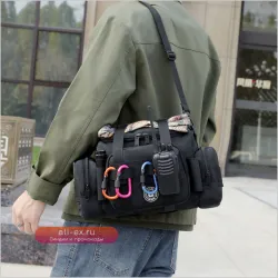 Тактическая поясная сумка для рыбалки и фотосъемки