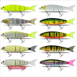 Giant Jointed Hard Bait Lure 245mm Floating/Sinking Leurre De Luxe