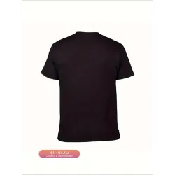 Футболка с принтом "Тыква и Призрак" для мужчин | Мягкий хлопок, удобный крой | Идеальный подарок на Хэллоуин