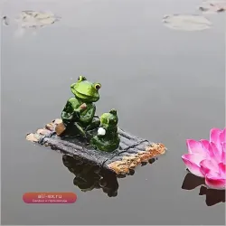 Статуэтка-утка из смолы для плавания, садовый декор, уличная декорация для пруда M4B8