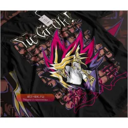 Футболка унисекс "Anime Duel King" черная