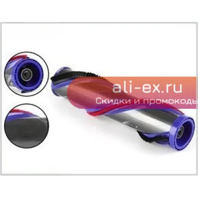 Легкая роликовая щетка для пылесоса с лазерной полоской и боковой крышкой