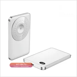 Магнитная беспроводная зарядка Xiaomi 10000mAh 20W с цифровым дисплеем для Apple 2025