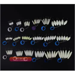 Светящиеся поплавки для ночной рыбалки 30 шт. (светящиеся семизвездочные поплавки, светящиеся бобберы, аксессуары для рыбалки в ночное время)