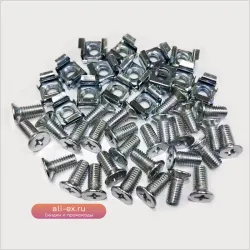 Крепежный комплект M6 для шкафа FTTH (100 шт.)