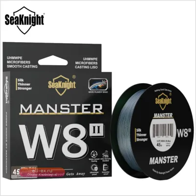 Шнур рыболовный SeaKnight MONSTER/MANSTER W8II 8-жильный 15-100LB 150-500М
