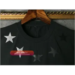 Футболка с принтом "Пятиконечная звезда" для подростка, лето 2025