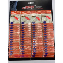 Красные поплавки "Семь звезд" для ночной рыбалки, 6 шт/упак (40/60 упак/лот)