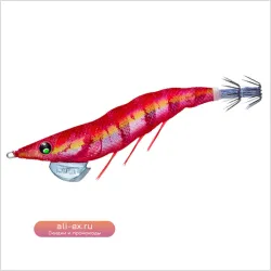 Japan DUEL Fluorescent Wooden Shrimp Rocket Squid Hook ez-Q для морской рыбалки на кальмара