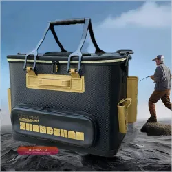 Мультифункциональное рыболовное ведро 25/38 л EVA с ящиком для хранения живца и аксессуаров