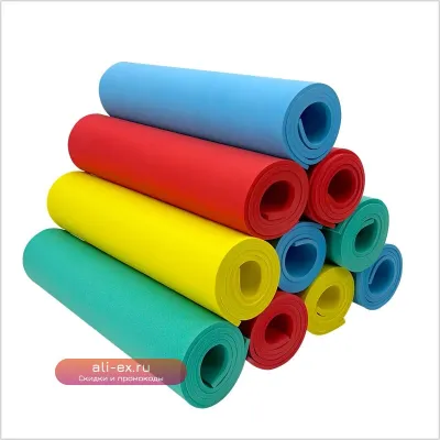 Толстая цветная EVA пена 3/5/8/10/15 мм для рукоделия, косплея, звукоизоляции
