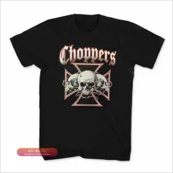 Футболка мужская хлопковая Choppers Iron Cross для байкеров (S-3XL)