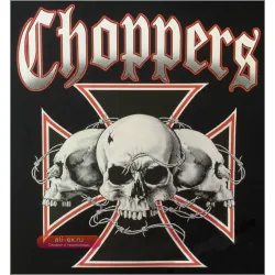 Футболка мужская хлопковая Choppers Iron Cross для байкеров (S-3XL)