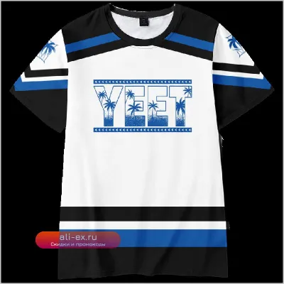 Футболка Jey Uso Yeet Logo Летняя Хлопковая с Коротком Рукавом для Женщин и Мужчин в стиле Хип-хоп