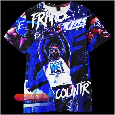 Футболка Jey Uso Yeet Logo Летняя Хлопковая с Коротком Рукавом для Женщин и Мужчин в стиле Хип-хоп