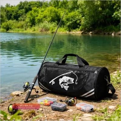 Водонепроницаемая сумка для рыболовных снастей, рюкзак для рыбалки, туризма и кемпинга