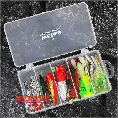 Набор рыболовных приманок ALASICKA 78 шт.