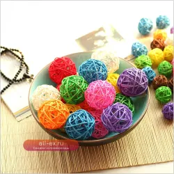 Декоративный ароматический шар из ротанга для дома и сада