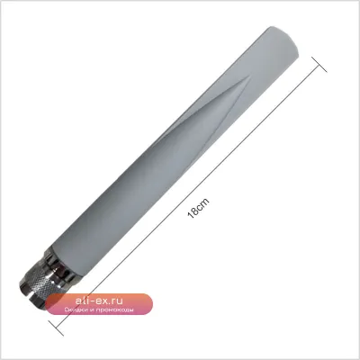 Антенна WiFi EOTH 2.4/5/5.8 ГГц 5dBi N Male водонепроницаемая