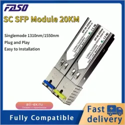 1.25Gb Оптический SFP Трансивер 20км SC 1310/1550нм Монорежим DDM