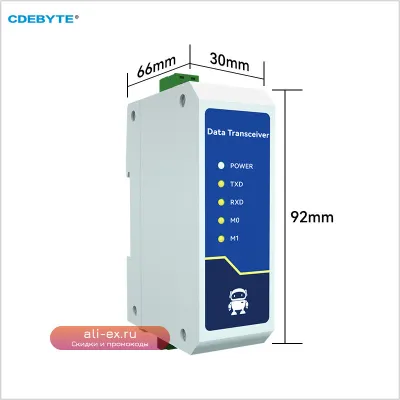 Ethernet-сервер RS485 CDEBYTE NE2-D11A Modbus Gateway TCP/UDP/MQTT/HTTP 85-265V