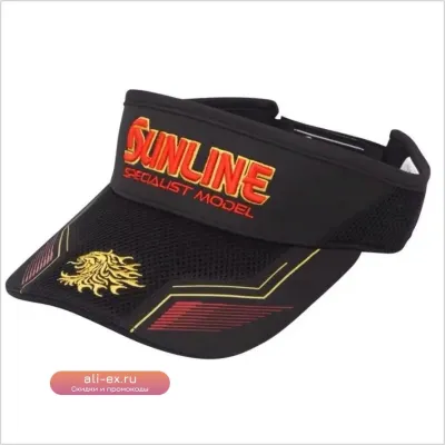 Кепка для рыбалки Sunline CP-3729 с УФ-защитой, дышащая, легкая, унисекс