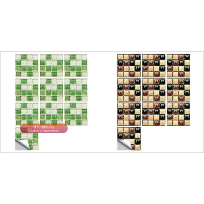 Водостойкие самоклеящиеся виниловые панели 10 шт. с защитой от плесени для арендуемых домов и DIY декора