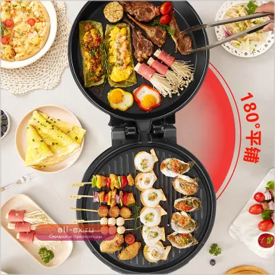 Электрическая сковорода для блинов с двойным нагревом