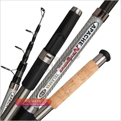 Удочка карбоновая телескопическая спиннинговая для дальнего заброса