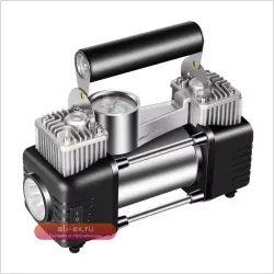12V Автомобильный компрессор двойной цилиндр для быстрого накачивания шин