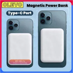 Магнитный беспроводной Power Bank для iPhone 15W Type-C Magsafe