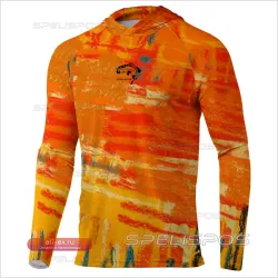 Футболка с капюшоном для морской рыбалки Yacht Sea Fish UPF50+