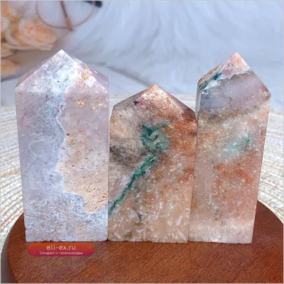 Башня из натурального розового аметиста друза для декора сада, призматический камень, геода, минерал, энергетический камень