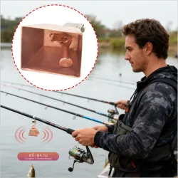 Колокольчик для удочки 10 шт. с клипсой, сигнализатор поклевки для рыбалки на озерах, реках, водохранилищах, в соленой и пресной воде