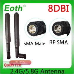 Антенна Wi-Fi 2.4/5.8 ГГц 8dBi SMA Dual Band