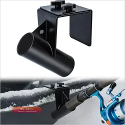 Регулируемый держатель для удочки для зимней рыбалки с металлическим кронштейном