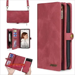 Чехол-кошелек Megshi Luxury для Google Pixel 9/8/7/6 Pro XL с магнитной застежкой