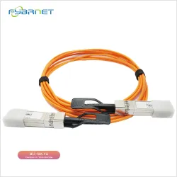 Активный оптический кабель 10Gbps SFP+ to SFP+ AOC OM2 3M/5M/7M LSZH для Cisco, MikroTik, Ubiquiti, H3C