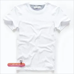 Футболка мужская с коротким рукавом из хлопка/полиэстера с классическим принтом