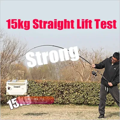 Телескопическое спиннинговое удилище для серфовой ловли 2.1-4.5м, карбон 36T, тест 80-200г