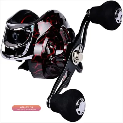 Рыболовная катушка Baitcasting Ultra Smooth 7.1:1 с 18+1BB и магнитной системой торможения