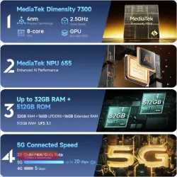 Ulefone Armor 34 Pro 5G с проектором, 25500mAh, 512GB ROM, 120Hz, 6.95" NFC