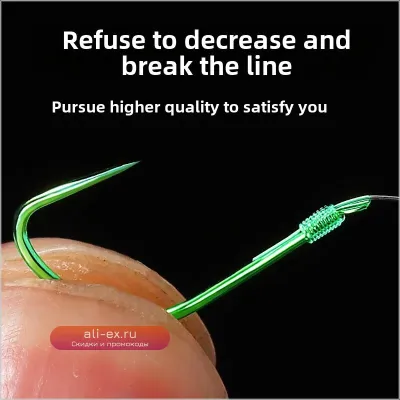 Леска Wolf Fang Zi Line с двойным крючком: готовый набор против запутывания для карпа и амура