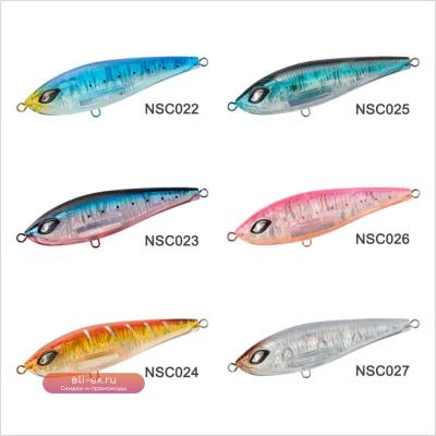 Noeby Sinking Stickbait 150мм 77г - тяжелогруженая морская приманка для отвесного твичинга