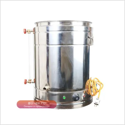 Бойлер для мёда на 70/90л с терморегулятором и индикатором уровня